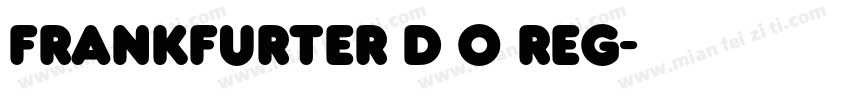 Frankfurter D O Reg字体转换